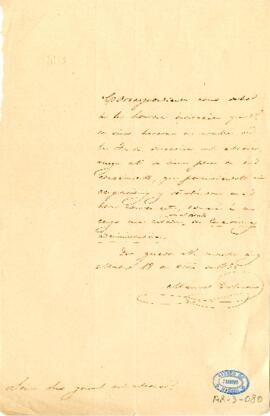 1856-10-18. Carta de Manuel Colmeiro