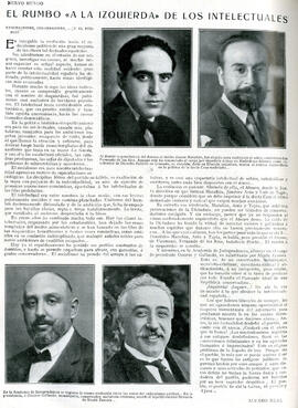 1930-06-13. Rumbo a la izquierda de los intelectuales y dimisión de la Junta de Gobierno del Aten...