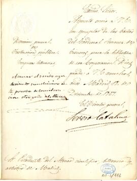 1867-12-18. Carta de Severo Catalina