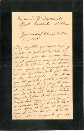 1897-07-22. Carta de Leopoldo Alas