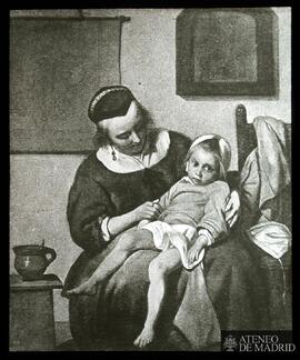 
Amsterdam. Rijksmuseum. Metsu, Gabriel: "El niño enfermo" (h. 1660)
