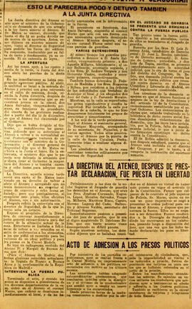 1931-02-12. Ayer se abrió el Ateneo. El Liberal (Madrid)