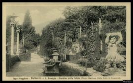 Tarjeta postal del Giardino della Letizia, propiedad del Marchese Della Valle di Casanova, en San...