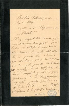1897-08-03. Carta de Leopoldo Alas