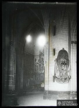 Interior de una iglesia de Pamplona.