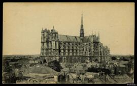 Tarjeta postal de vista general de la Catedral de Amiens o Cathédrale Notre-Dame d'Amiens editada...