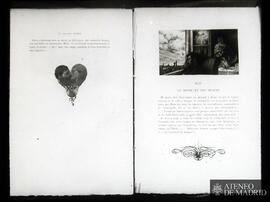 Dos páginas del libro "Le galant tireur", con grabados