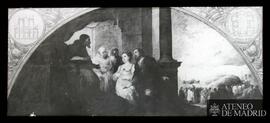 Madrid. Museo del Prado. Murillo, Bartolomé Esteban: "El Patricio Juan y su esposa ante el P...
