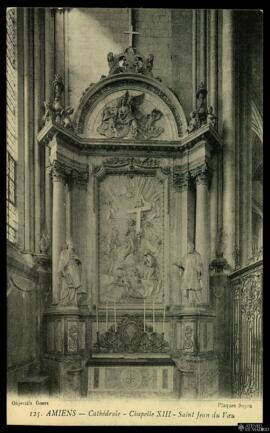 Tarjeta postal de la Capilla de Saint Jean du Vœu en la Catedral de Amiens editada por L. Caron e...