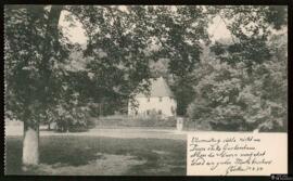 Tarjeta postal del Goethes Gartenhaus en Weimar (Turingia, Alemania) editada por el Verlag von Ze...