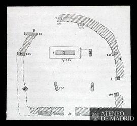 Planta del monumento principal de Talati - de - Dalt (Pl. XIII y XIV)