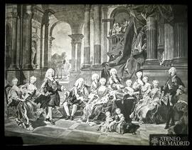 
Madrid. Museo del Prado. Van Loo: "La familia de Felipe V" (1743)
