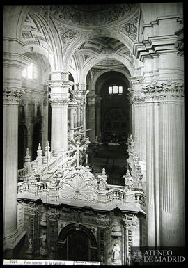 
Vista interior de la catedral de ¿Málaga?
