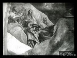 Toledo. Iglesia de Santo Tomé. El Greco. "El entierro del Conde de Orgaz" (detalle)