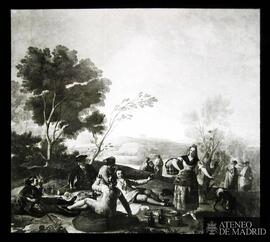 Madrid. Museo del Prado. Goya, Francisco de: "La merienda a orillas del Manzanares" (1776)