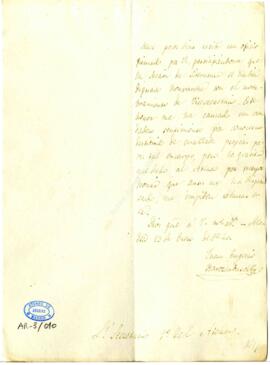 1840-01-13. Carta de Juan Eugenio Hartzenbusch