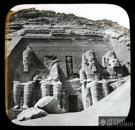 
Fachada del templo de Ramsés II en Abu Simbel
