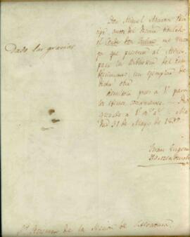 1839-05-31. Carta de Juan Eugenio Hartzenbusch