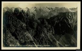 Tarjeta postal de vista de paisaje de un pico montañoso cercano a Reith im Alpbachtal editata por...