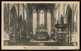 Tarjeta postal de vista interior de la Pfarrkirche St. Remigius en Bonn editada por el Kunstverla...