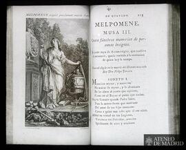 Páginas 202 y 203 de "MELPOMENE trágico proclamat maesta boatus", de Francisco de Queve...