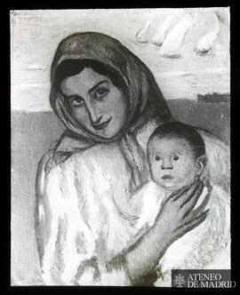 
Barcelona. Museo de Arte Moderno. Sunyer, Joaqím: "En la playa (Maternidad)" (1908)
