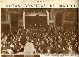 1931-05-14. Fotografía de la Junta general del Ateneo. Ahora (Madrid)