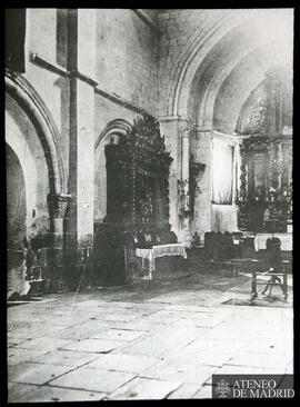 Interior de la Iglesia del Salvador Sepúlveda (Segovia).