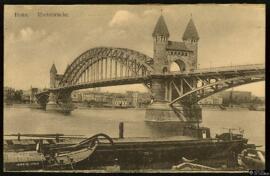 Tarjeta postal del Rheinbrücke en Bonn