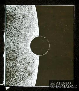 
L'atmosphère de Vénus, illuminee par le Soleil, au moment de l'entrée de Vénus sur le bord solaire
