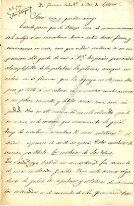 Sin fecha. Carta de Cecilia Böhl de Faber a Antoine de Latour