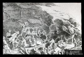 
Watteau, Jean Antoine: "La Tempestad" (grabado de Caylus)

