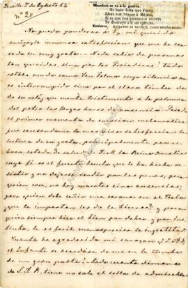 1862-08-05. Carta de Cecilia Böhl de Faber a Miguel Velarde