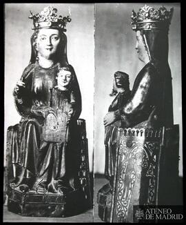 Virgen con Niño (frente y perfil)