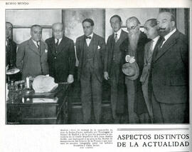 1930-04-25. Nicaragua entrega al Ateneo una mascarilla de Rubén Darío. Nuevo mundo (Madrid)