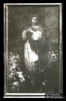 
Sevilla. Museo Provincial. Gómez, Sebastián: "La Concepción de la Virgen rodeada de querubi...