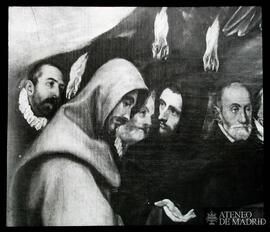 Iglesia de Santo Tomé (Toledo). El Greco. "El entierro del Conde de Orgaz" (detalle)