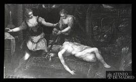 Madrid. Museo del Prado. Tintoretto: "La muerte de Holofernes"
