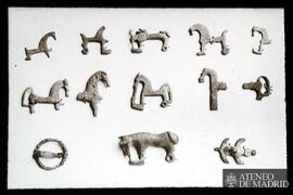 Fíbulas de bronce, halladas en el yacimiento de Numancia