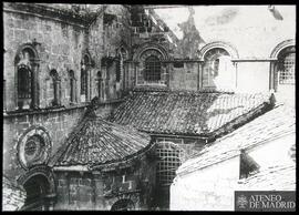 Exterior del ábside de la Catedral de Santiago de Compostela (La Coruña).