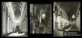 Interior de tres catedrales