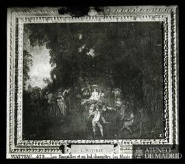 
Madrid. Museo del Prado. Watteau, Jean Antoine: "Capitulaciones de boda y baile campestre&q...
