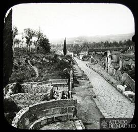 
Pompeya. Vista de tumbas
