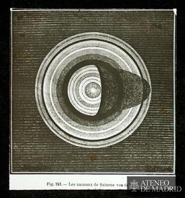 
Los anillos de Saturno vistos de frente
