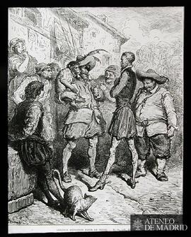 
Ilustración de "Don Quijote de la Mancha" por Gustave Doré: "Celui-ci repondit po...