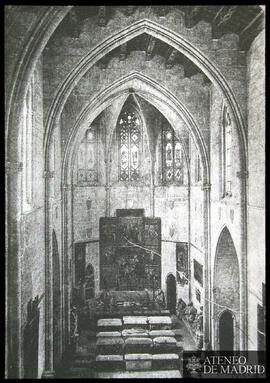 Interior de la capilla de Santa Agueda de Barcelona
