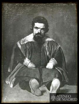Madrid. Museo del Prado. Velázquez, Diego: "El bufón don Sebastián de Morra" (1643 - 1644)