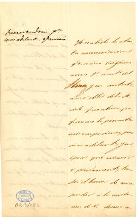 1852-10-09. Carta de Cándido Nocedal