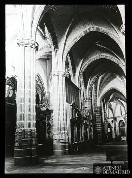 
Interior de la Magistral de  Alcalá de Henares (Madrid). Imagen fechada aproximadamente en la pr...