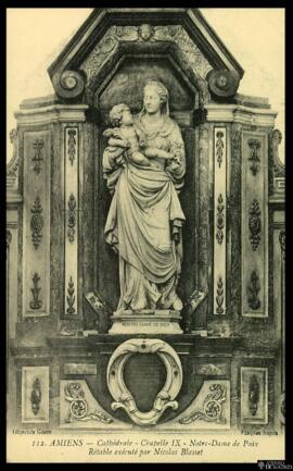 Tarjeta postal del Retablo de Nicolas Blasset para la Capilla de Notre-Dame de Paix en la Catedra...